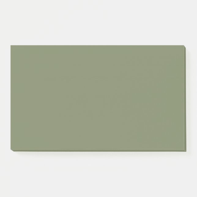 Post-it® Couleur solide verte Sage (Devant)