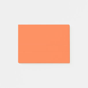 Post-it® Couleur unie orange brûlé