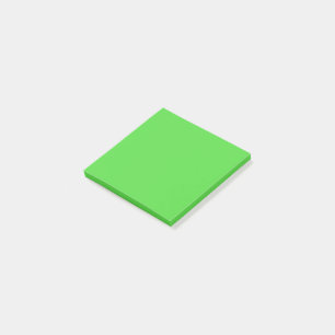 Post-it® Couleur verte de néon solide  Hex# 53da3f