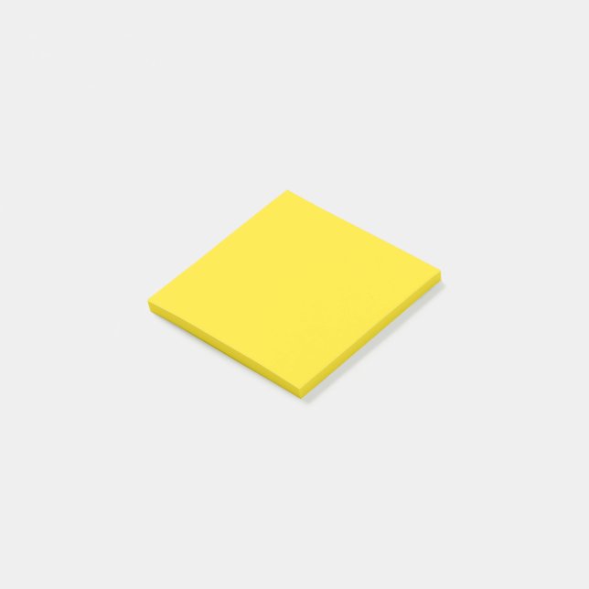 Post-it® Couleur vive jaune (Incliné)