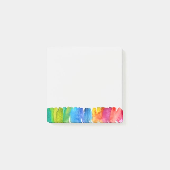 Post-it® Couleurs abstraites modernes couleurs folles d'éme (Devant)