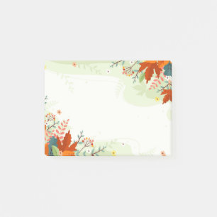 Post-it® Couleurs d'automne Notes postales Feuilles