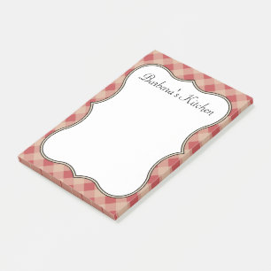 Post-it® Country Red Kitchen Notes