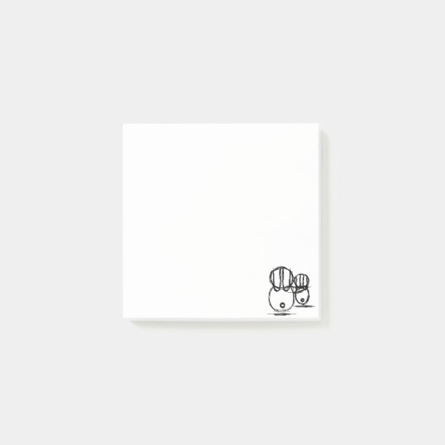 Post-It | Couple Bunny mignon (Devant)