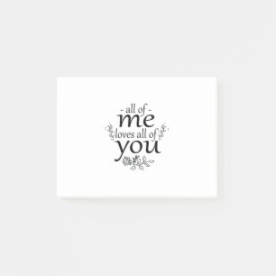 Post-it® Couple Cadeau Moi Tous Vous Aime Tous