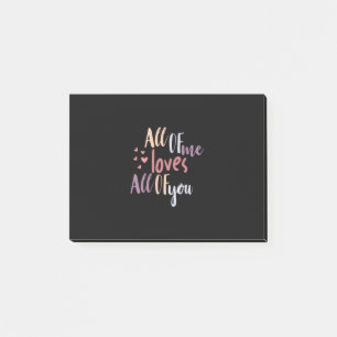Post-it® Couple Cadeau Moi Tous Vous Aime Tous