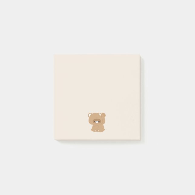 Post-it® Couple castor mignon (Devant)