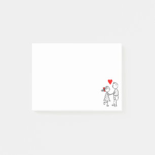 Post-it® Couple Love - Votre nom de texte