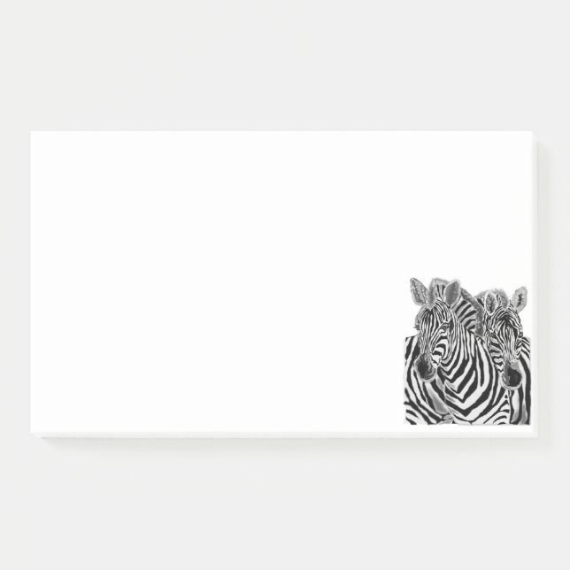 Post-it® Couple Zebra Notes (Devant)