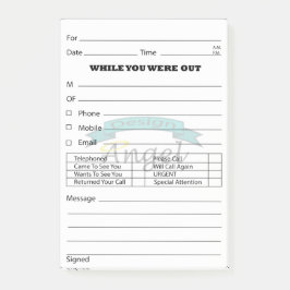 Post-it® Courrier fait sur commande de message téléphonique