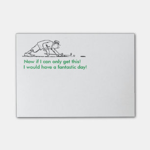 Post-it® Courrier--Notes de golfeur