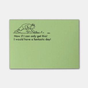Post-it® Courrier--Notes de golfeur