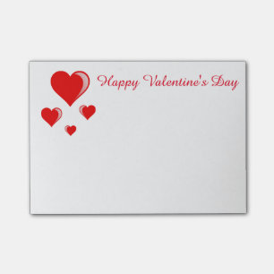 Post-it® Courrier--Notes de Valentines