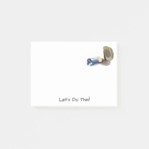 Post-it® Couverture, Bottes Cowboy et photo Casquette perso