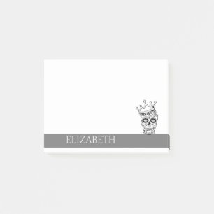 Post-it® Crâne à sucre mexicain mignon personnalisé Hallowe