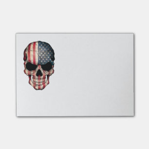 Post-it® Crâne de drapeau américain