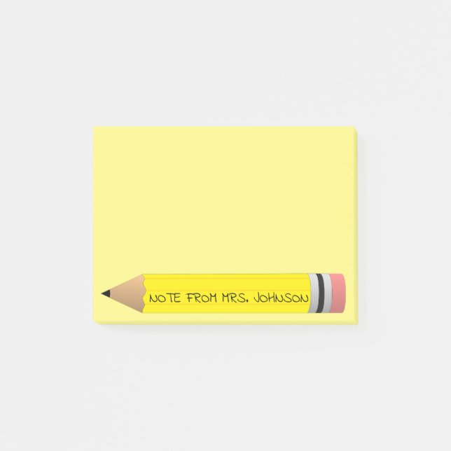 Post-it® Crayon jaune (Devant)