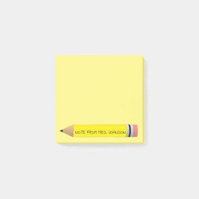 Post-it® Crayon jaune (Devant)
