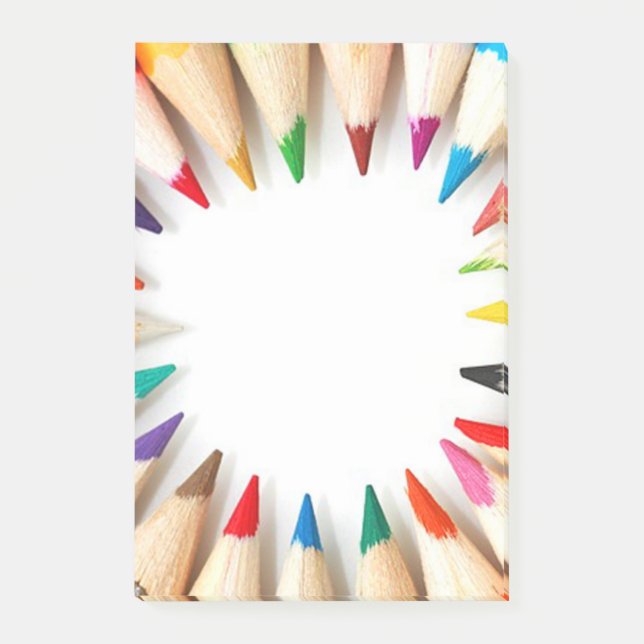 Post-it® Crayons colorés (Devant)
