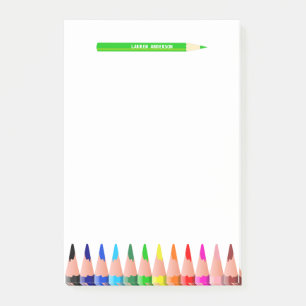 Post-it® Crayons de couleurs personnalisés de l'enseignant