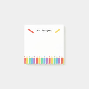 Post-it® Crayons de professeur crayon arc-en-ciel