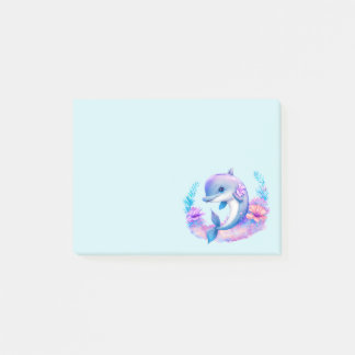 Post-it® Créature Mer Dauphin Cute