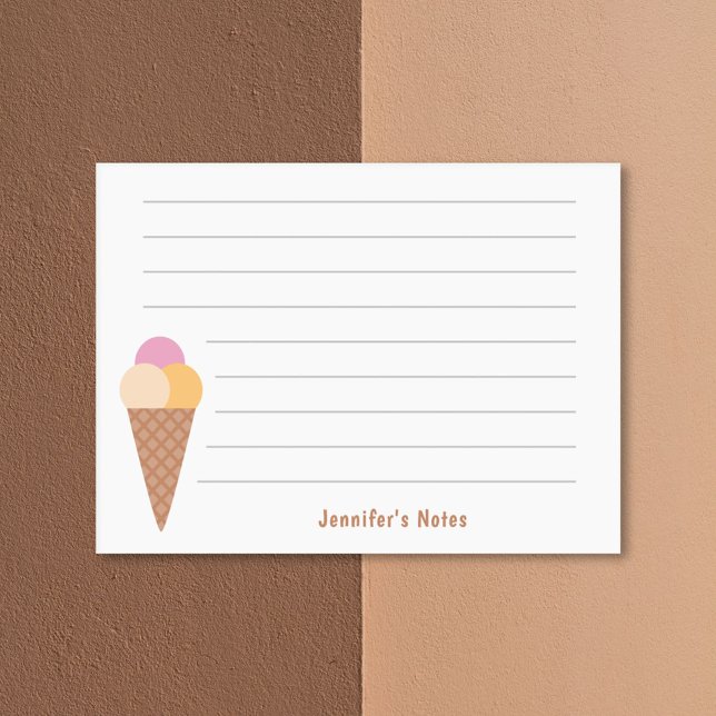 Post-it® Crème glacée Triple Scoops (Ice Cream Triple Scoops Post-it Notes)