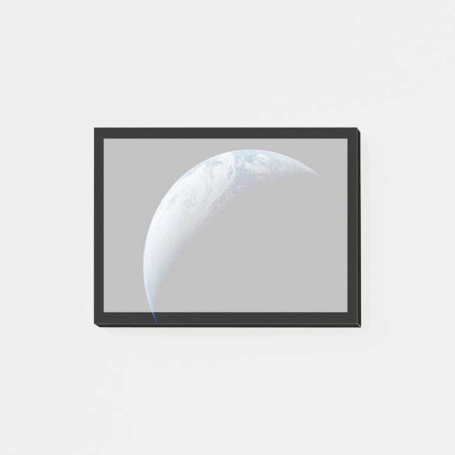 Post-it® Crescent Terre De La Mission Apollo 4. (Devant)