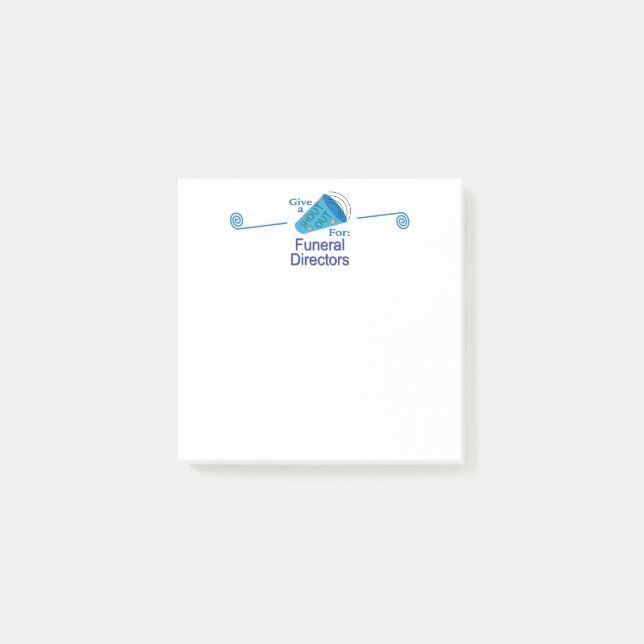 Post-it® Criez pour les directeurs funéraires (Devant)