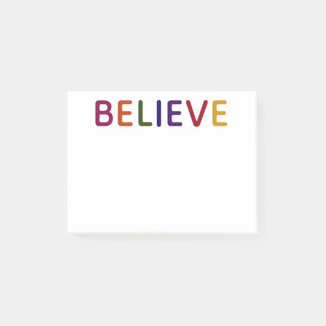 Post-it® Croire Multicolore (Devant)