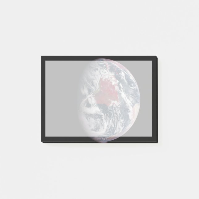 Post-it® Croissance plante Sur La Planète Terre. (Devant)