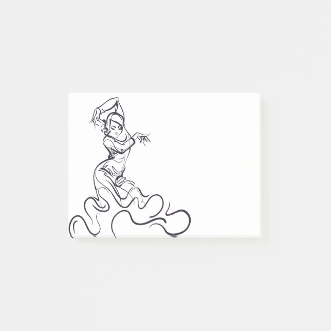Post-it® Croquis de danseuse flamenco (Devant)