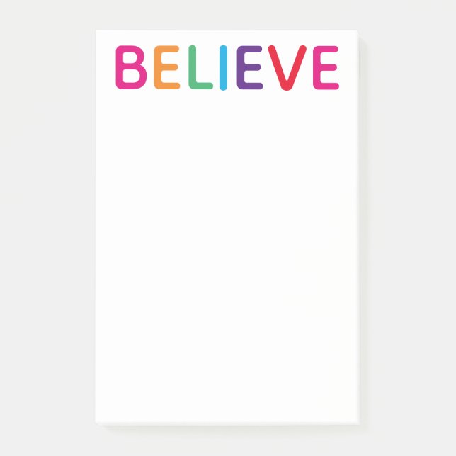 Post-it® Croyez brillant (Devant)