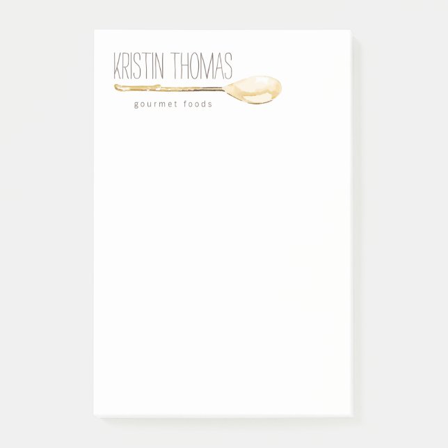 Post-it® Cuillère d'aquarelle, Chef (Devant)