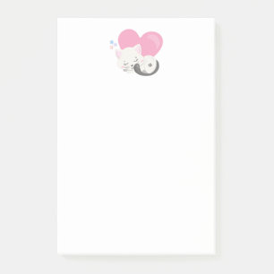 Post-it® Cuisine Blanc Kitty Chat Dormir