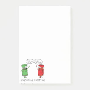 Post-it® Cuisine de Noël Épices de chef amusants