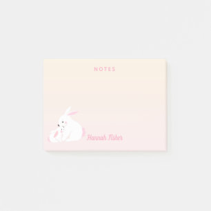 Post-it® Cuisine lapine  Notes postales personnalisées