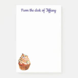 Post-it® Cupcake d'amour avec arroses - Cupcake de boulange