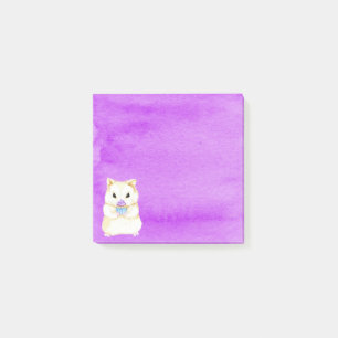 Post-it® Cupcake Hamster Post-It Notes