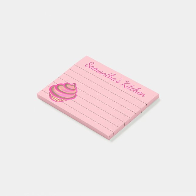Post-it® Cupcake Post It Notes Cadeau (Incliné)