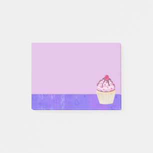 Post-it® Cupcake sucré avec framboise sur le dessus
