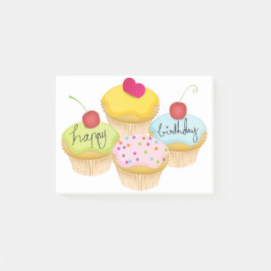 Post-it® Cupcakes d'anniversaire
