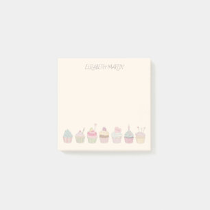 Post-it® Cupcakes et nom