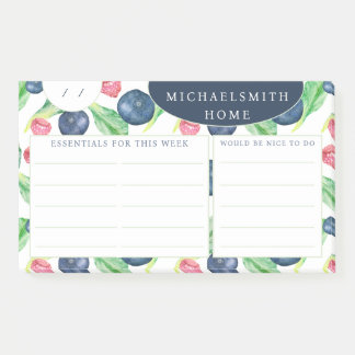 Post-it® Custom Name Weekly To Do 
