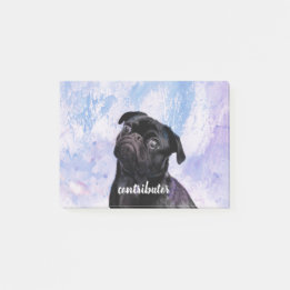Post-it® Customisez le votre possèdent très le chien noir