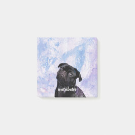 Post-it® Customisez le votre possèdent très le chien noir