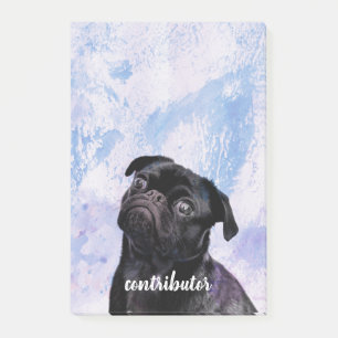 Post-it® Customisez le votre possèdent très le chien noir