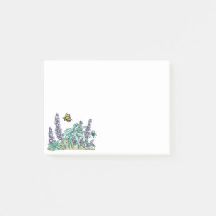Post-it® Cute Alaska Lupin Fleur sauvage Post It Notes