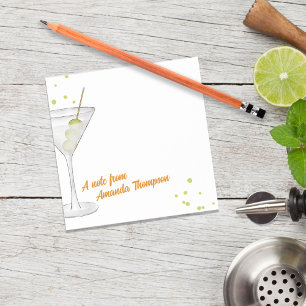 Post-it® Cute Aquarelle Martini Cocktail sur mesure