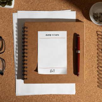 Post-it® Cute bear dump it here 